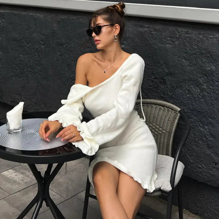 Olive’s Poetic Confidence Ruffled Mini Dress