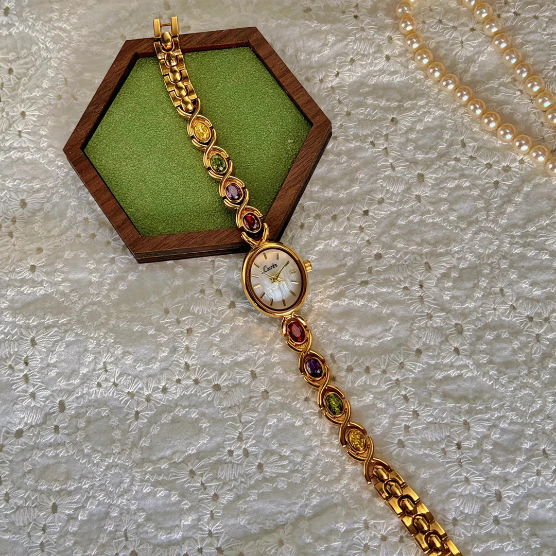 Olive’s Classic Gemstone Watch