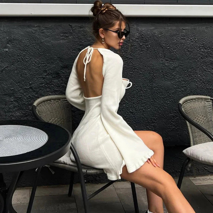 Olive’s Poetic Confidence Ruffled Mini Dress