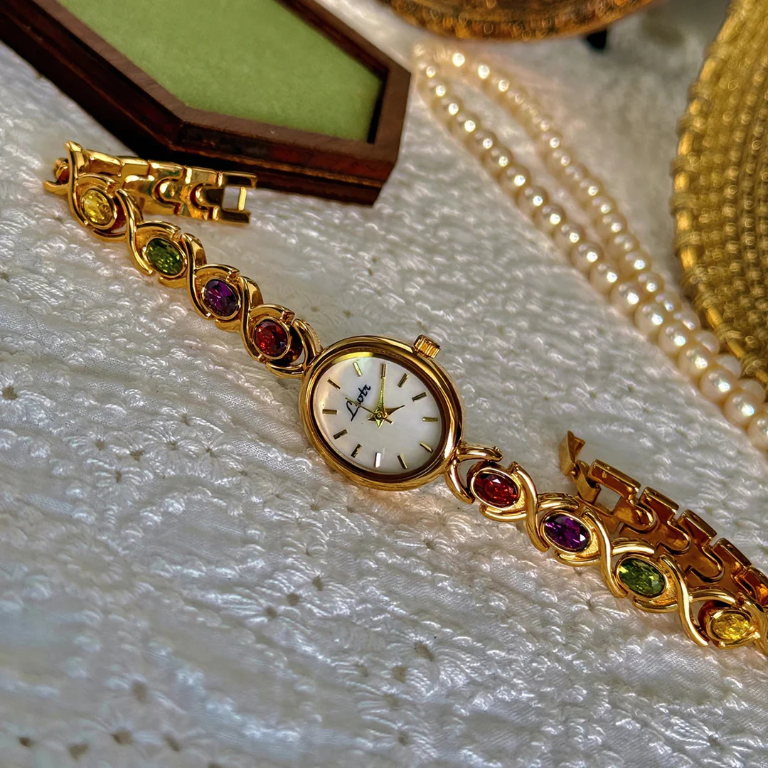Olive’s Classic Gemstone Watch