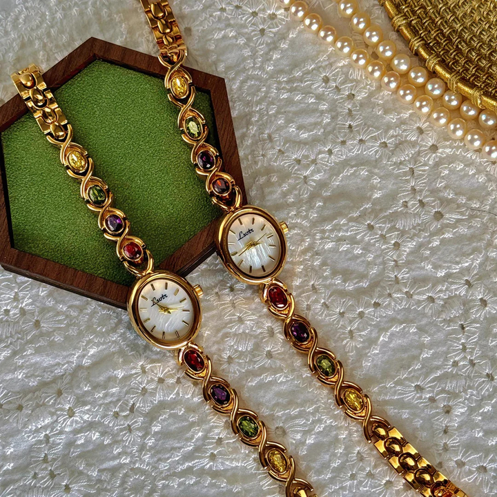 Olive’s Classic Gemstone Watch