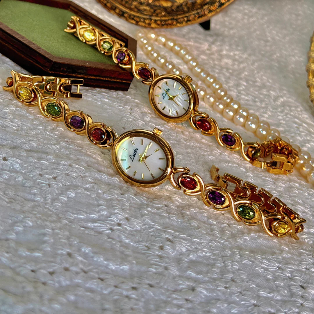 Olive’s Classic Gemstone Watch