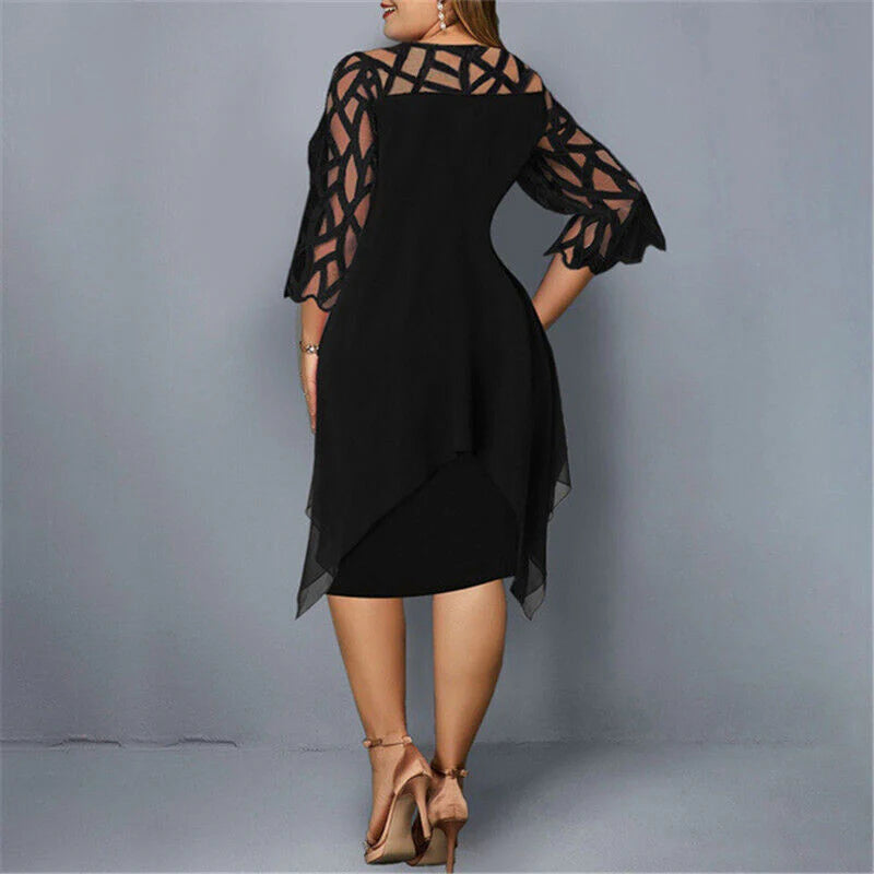 Olive's Chic Plus Size Midi Dress